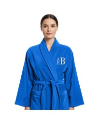 Personalised Stacked Font Monogram Bathrobe – Custom Embroidered Initial Luxury Hotel Quality Dressing Gown – Unisex Spa Robe Personalised Stacked Font Monogram Bathrobe – Custom Embroidered Initial Luxury Hotel Quality Dressing Gown – Unisex Spa Robe